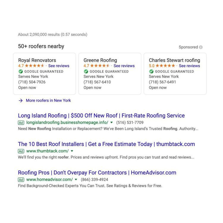 google guaranteed setup agent